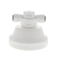 Omnipure E & ELF Series Valve Head, 3/8" Push in/out Connections Part # ELF-VH-P6-DK7